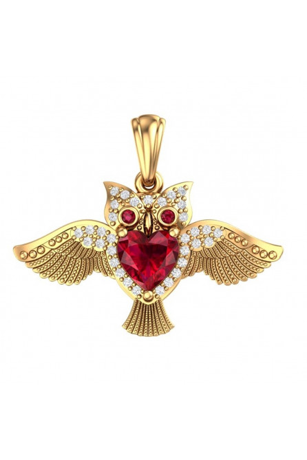 Gold pendant